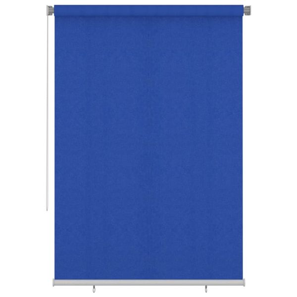 vidaXL Vonkajšia zatemňovacia roleta 160x230 cm modrá HDPE