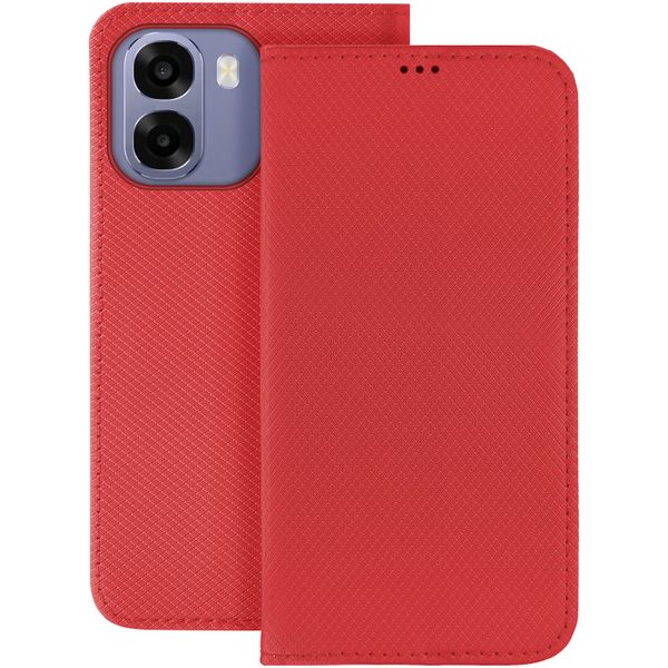 Inteligentné magnetické puzdro pre Oppo A6 4G / A6 5G / A6X 4G / A6X 5G / A6S 4G / A6S 5G Global červená