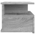 vidaXL Nástenné nočné stolíky 2 ks sivé sonoma 40x31x27cm sprac. drevo