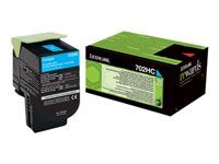 Vysoká výťažnosť - azúrová - originálna - kazeta s farbivom LCCP, LRP - pre Lexmark CS310dn, CS310n, CS410dn, CS410dtn, CS410n, CS510de, CS510dte
