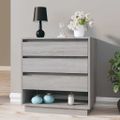 vidaXL Komoda sivá sonoma 70x41x75 cm spracované drevo