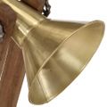 vidaXL Stolová lampa 25 W starožitná mosadzná 23x13x52 cm E27