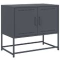 vidaXL TV skrinka antracitová 68,5x39x60,5 cm oceľ
