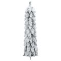vidaXL Umelý osvetlený vianočný stromček s 30 LED a snehom 60 cm
