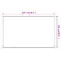 vidaXL Vertikálna markíza modrá 250x270 cm oxfordská látka