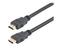 Ultra HD 4k x 2k HDMI kábel - HDMI M/M - 30cm HDMI 1.4 kábel - Audio/Video zlatené kontakty (HDMM30CM) - HDMI kábel - HDMI samec na HDMI samec - 30 cm - dvojnásobne tienený - čierna