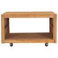 vidaXL Konferenčný stolík 80x80x40 cm masívne teakové drevo
