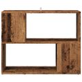 vidaXL Skriňa na knihy/Izbový prepážka Old Wood 80x24x63 cm