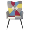 vidaXL Relaxačné kreslo patchwork látka