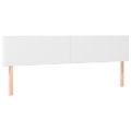 vidaXL Boxspring posteľ s matracom biela 160x200 cm umelá koža