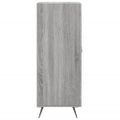vidaXL Komoda sivý dub sonoma 34,5x34x90 cm spracované drevo