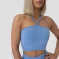 Športová podprsenka Halter FLO Blue - GymBeam, veľkosť XL, veľkosť oblečenia XL