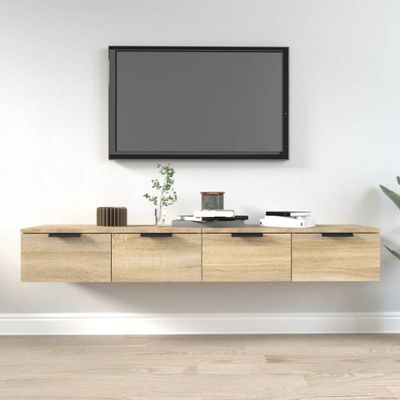 vidaXL Nástenné skrinky 2 ks dub sonoma 68x30x20 cm spracované drevo