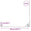 vidaXL Tarpaulin 650g / m² Olivovo zelená 2 x 3 m Plátno s PVC povrchom