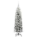 vidaXL Umelý vianočný stromček Zelená 150 cm PVC, oceľ a plast