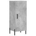 vidaXL Komoda betónovo sivá 34,5x34x90 cm spracované drevo
