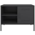 vidaXL TV skrinky 2 ks čierne 68x39x50,5 cm oceľ