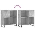 vidaXL Skrinka na platne betónovosivá 84,5x38x48 cm kompozitné drevo