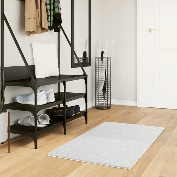 vidaXL Koberec OVIEDO krátky vlas sivý 60x110 cm