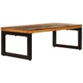 vidaXL Konferenčný stolík 100x50x35 cm, recyklovaný masív a oceľ