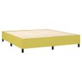 vidaXL Boxspring posteľ s matracom zelená 160x200 cm látka