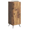 vidaXL Servírovacia skriňa Staré drevo 33 x 34,5 x 90 cm