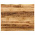 vidaXL Stolová doska s ostrým okrajom 100x80x3,8 cm masívne drevo, surové mango