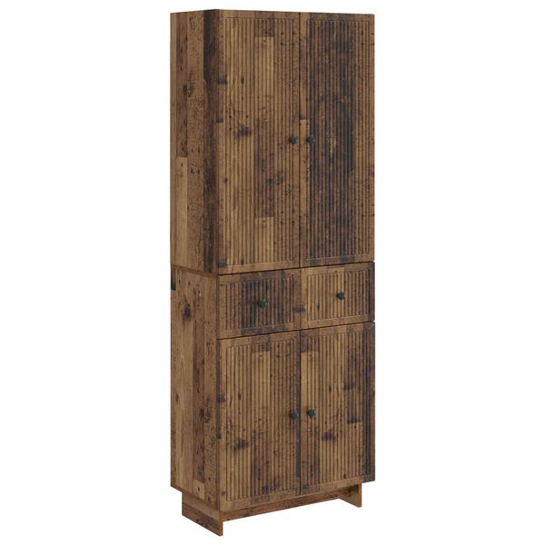 vidaXL Sada skríň 2 pcs 66 x 34,5 x 90 cm Kompozitné drevo