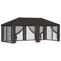 vidaXL Kryt altánku s bočnými stenami Antracitová 600,5 x 300,5 cm