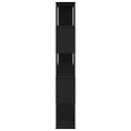 vidaXL Zostava TV skriniek 100 x 24 x 155 cm Čierny dub