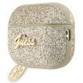 Puzdro Guess pre AirPods Pro 2 GUAP2GLGSHD zlaté PU Glitter Flake 4G