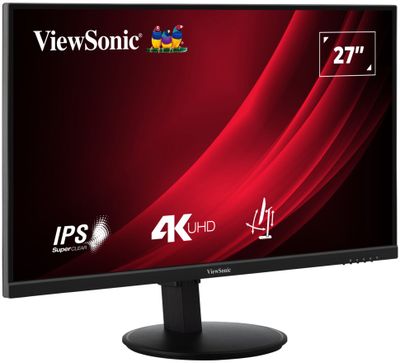 ViewSonic VG2708-4K / 27"/ IPS/ 16:9/ 3840x2160/ 4ms/ 360cd/m2/ DP/ HDMI/ PIVOT /výškovo nastaviteľný LED monitor, 27", IPS, 3840×2160, 16:9, 60Hz, 4ms, 360cd/m2, HDMI, DisplayPort, en. tr. F, čierny