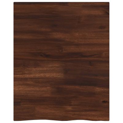 vidaXL Obdĺžnikový stôl 60 x 60 x 3,5 cm Štvorcový Tmavohnedá