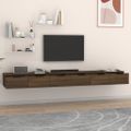 vidaXL Nástenné skrinky 2 ks hnedý dub 102x30x20 cm spracované drevo