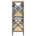vidaXL Konzolový stolík dub sonoma 156x28x80,5 cm kompozitné drevo