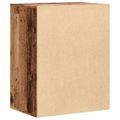 vidaXL Rohová komoda so zásuvkami staré drevo 60x41x76cm kompoz. drevo
