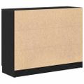 vidaXL Servírovacia skriňa Čierny dub 90,5 x 30 x 70 cm
