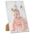 vidaXL Fotorámiky na stenu alebo stôl 3 ks strieborné 18x24 cm MDF