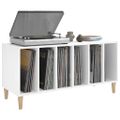 vidaXL Skrinka na platne biela 100x38x48 cm kompozitné drevo