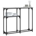 vidaXL Konzolový stolík sivý sonoma 90x22,5x75 cm kompozitné drevo