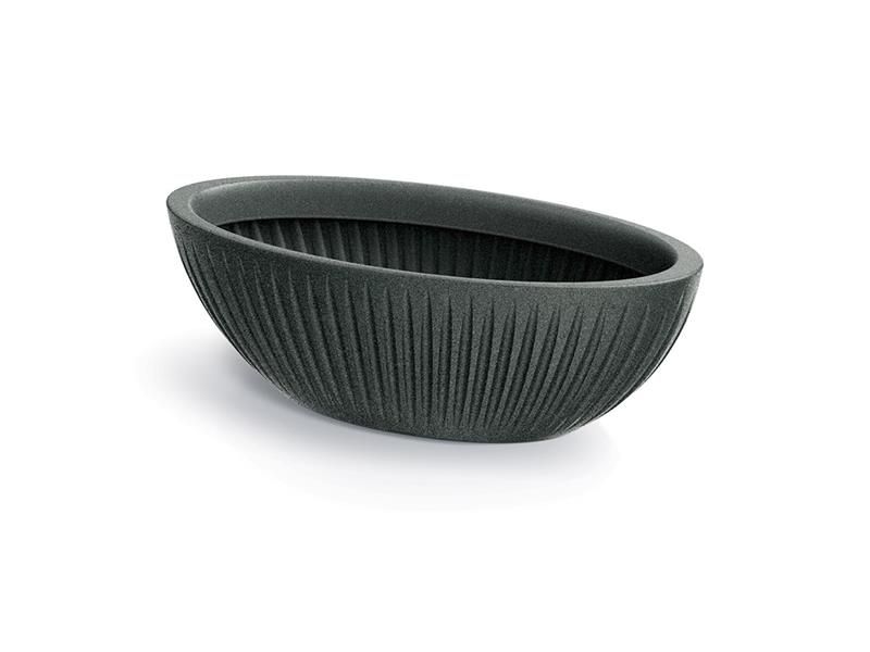 Kvetináč LATIA OVAL antracit 58cm