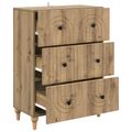 vidaXL Zásuvkový kabinet 66 x 34,5 x 90 cm Kompozitné drevo