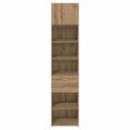 vidaXL Highboard Remeselný dub 50 x 42,5 x 225 cm Kompozitné drevo