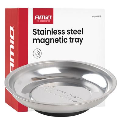 Magnetická miska z nehrdzavejúcej ocele 150mm AMIO-04915