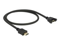 Kábel HDMI-A samec > HDMI-A samica panel-