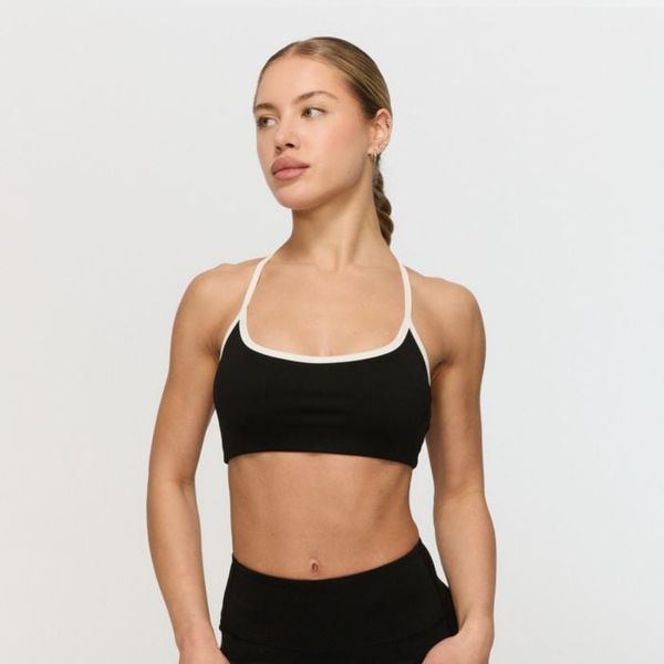Športová podprsenka Varsity Black - GymBeam, veľkosť S