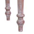 vidaXL Stôl 120x50x78 cm masívne mahagónové drevo