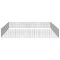 vidaXL Voľný výbeh pre zvieratá 48 panelov 54x100cm pozinkované železo