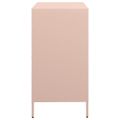 vidaXL Komoda ružová 68x39x73,5 cm oceľ valcovaná za studena