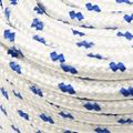 vidaXL Lodné lano biele 12 mm 25 m polypropylén